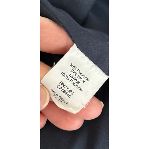 J.Crew Regent Houndstooth Blazer Gold Buttons Wool Blend Lined Size 14 - Picture 11 of 11